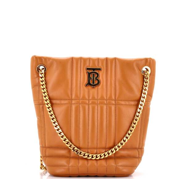 Burberry Lola Bucket Bag Quilted #178140B87B - Picture 1 of 9